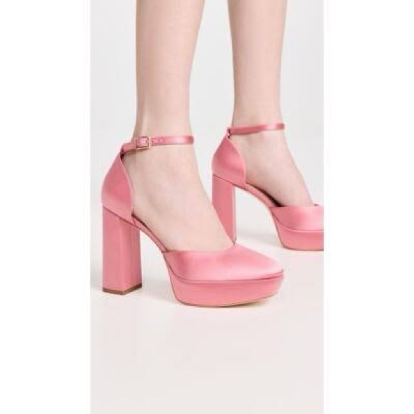 Loeffler Randall Pink Platform Heels - Picture 1 of 7